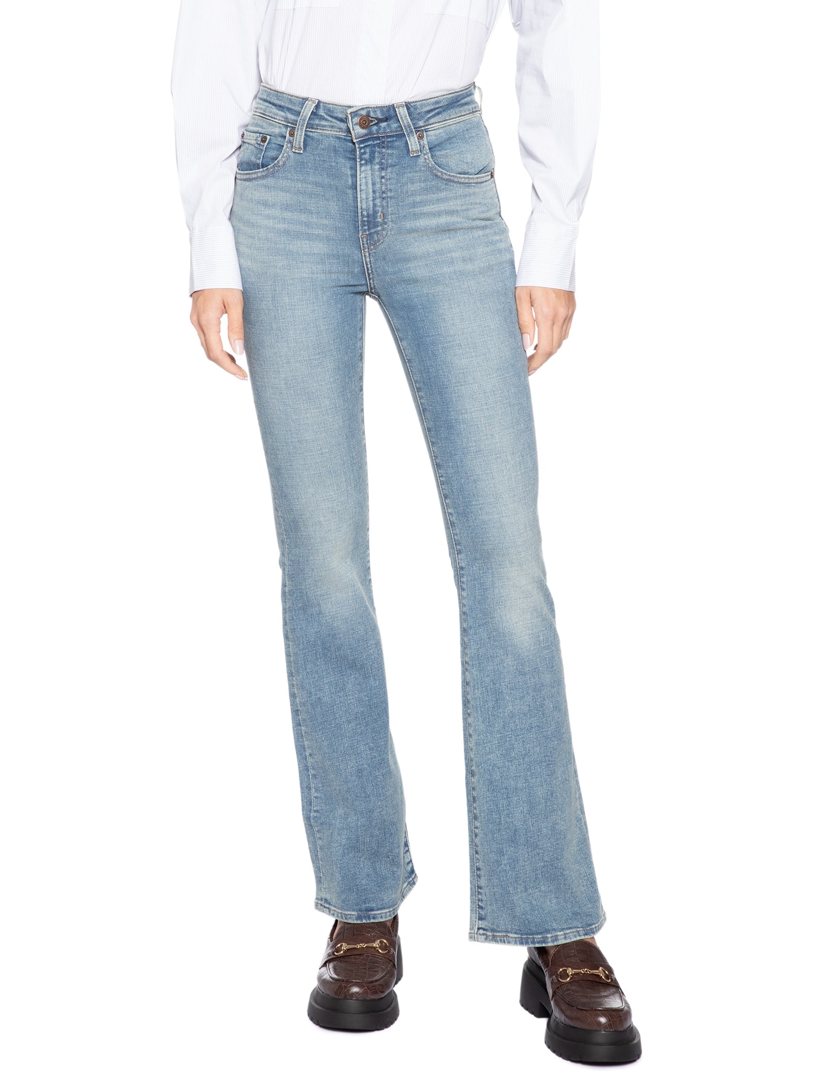 Calça Jeans Feminina 726 HR Flare Azul Levi's