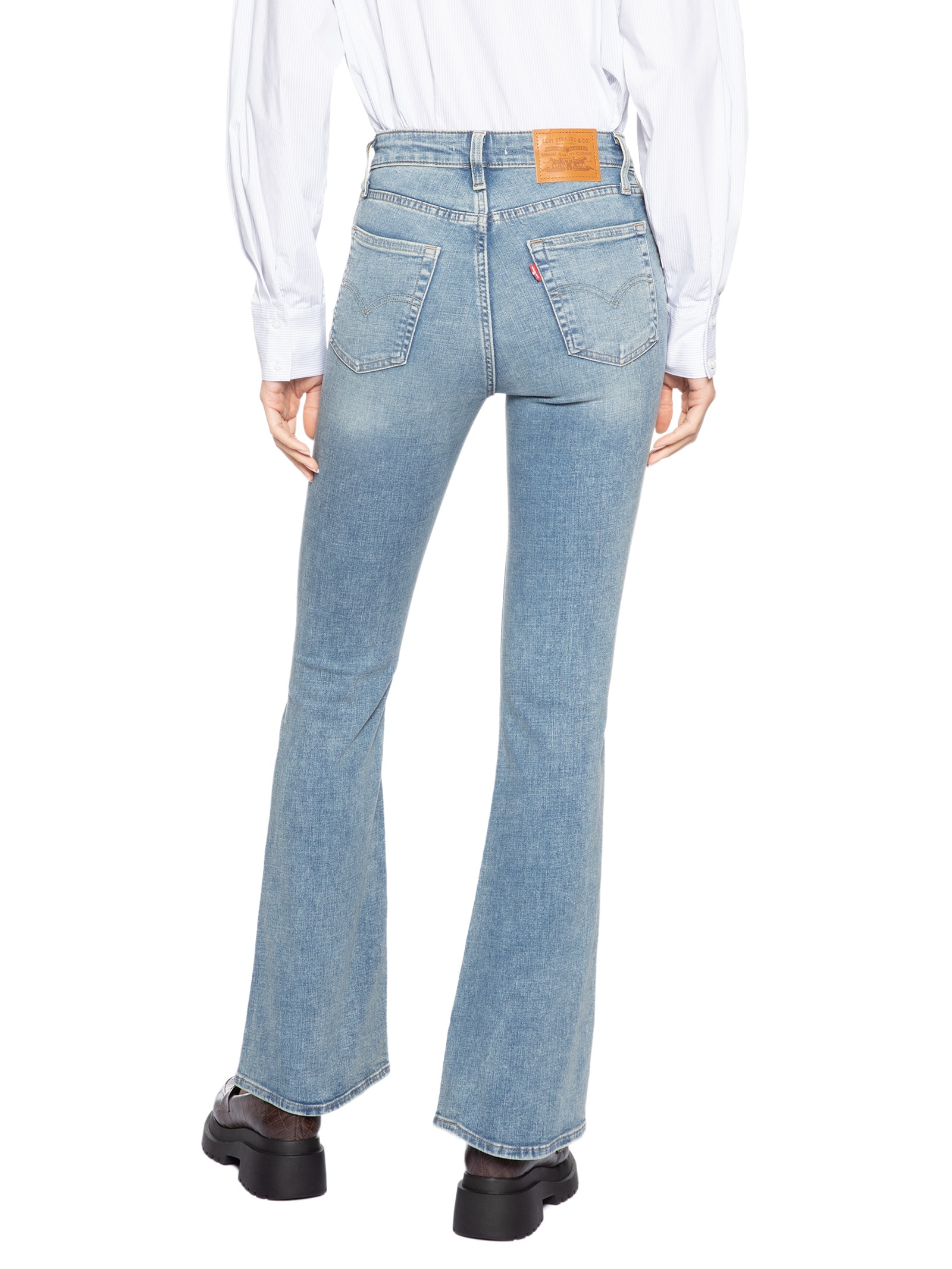 Calça Jeans Feminina 726 HR Flare Azul Levi's