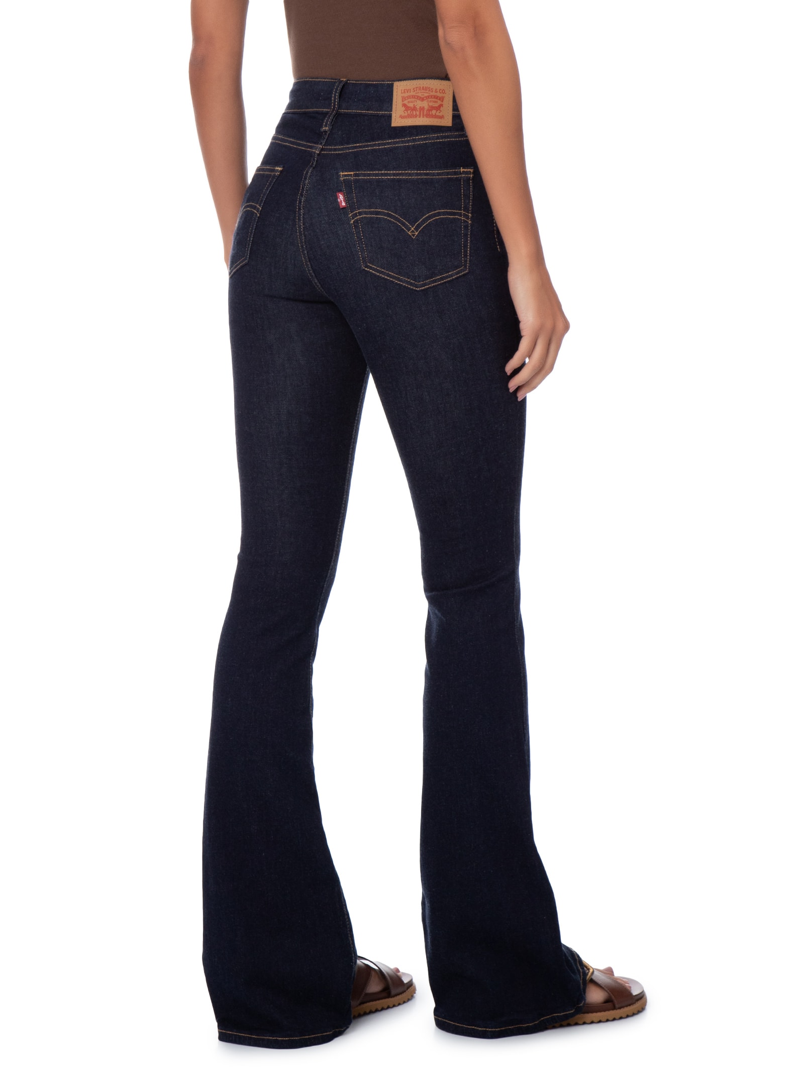 Calça Jeans Feminina 726 HR Flare – Azul Levi's