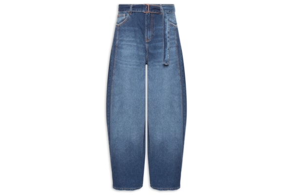 Calça Jeans Feminina A Barrel Premium - Azul