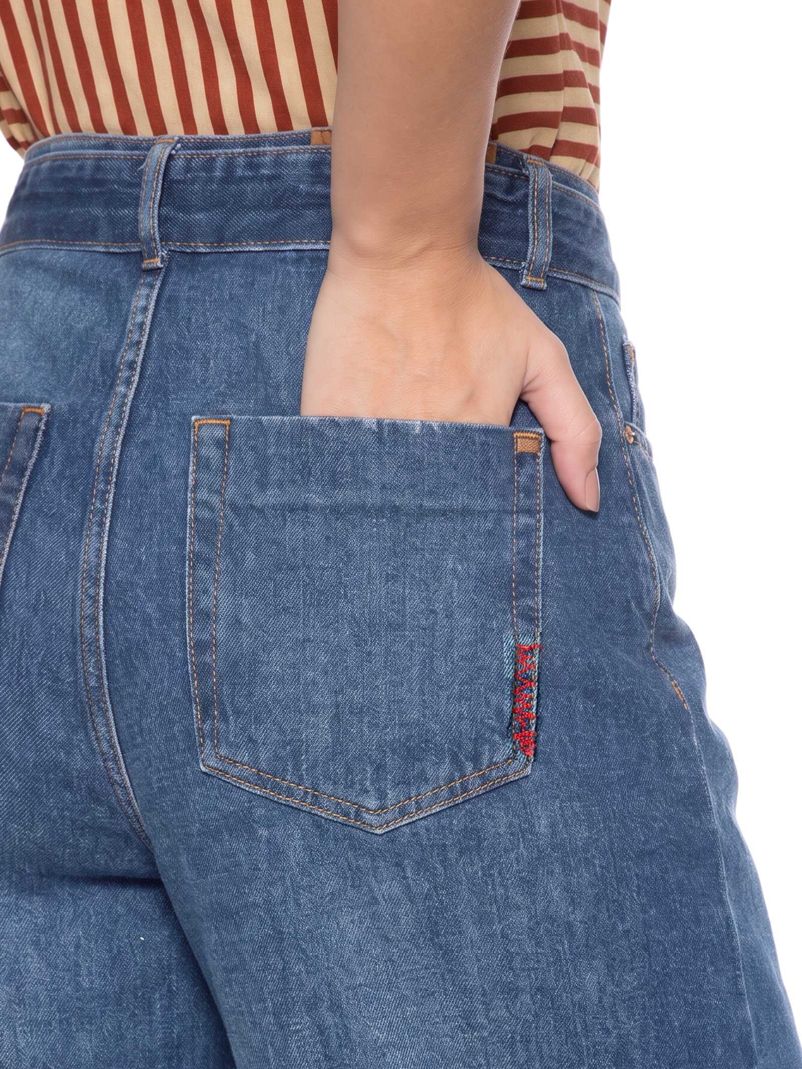 Calça Jeans Feminina A Barrel Premium Azul Cantão