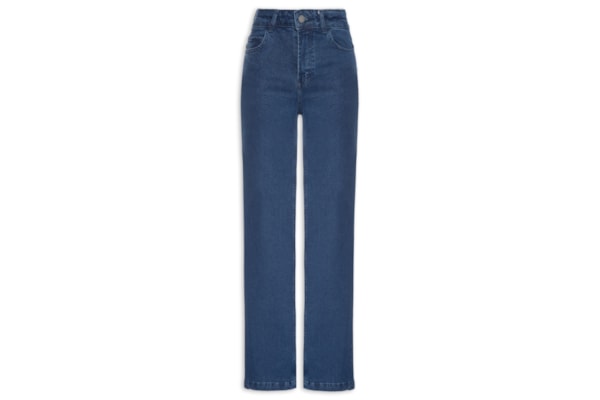 Calça Jeans Feminina A Super Reta 1967 - Azul