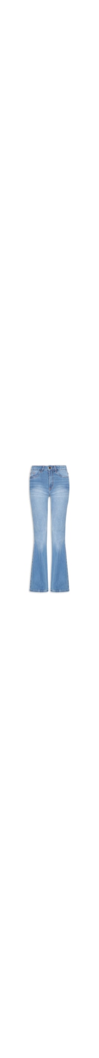 Calça Jeans Feminina Atena Flare High - Azul