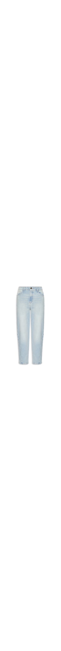 Calça Jeans Feminina Baggy Cintura Cintura Alta - Azul