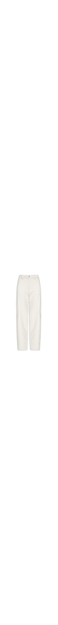 Calça Jeans Feminina Baggy Dad Barrel - Branco