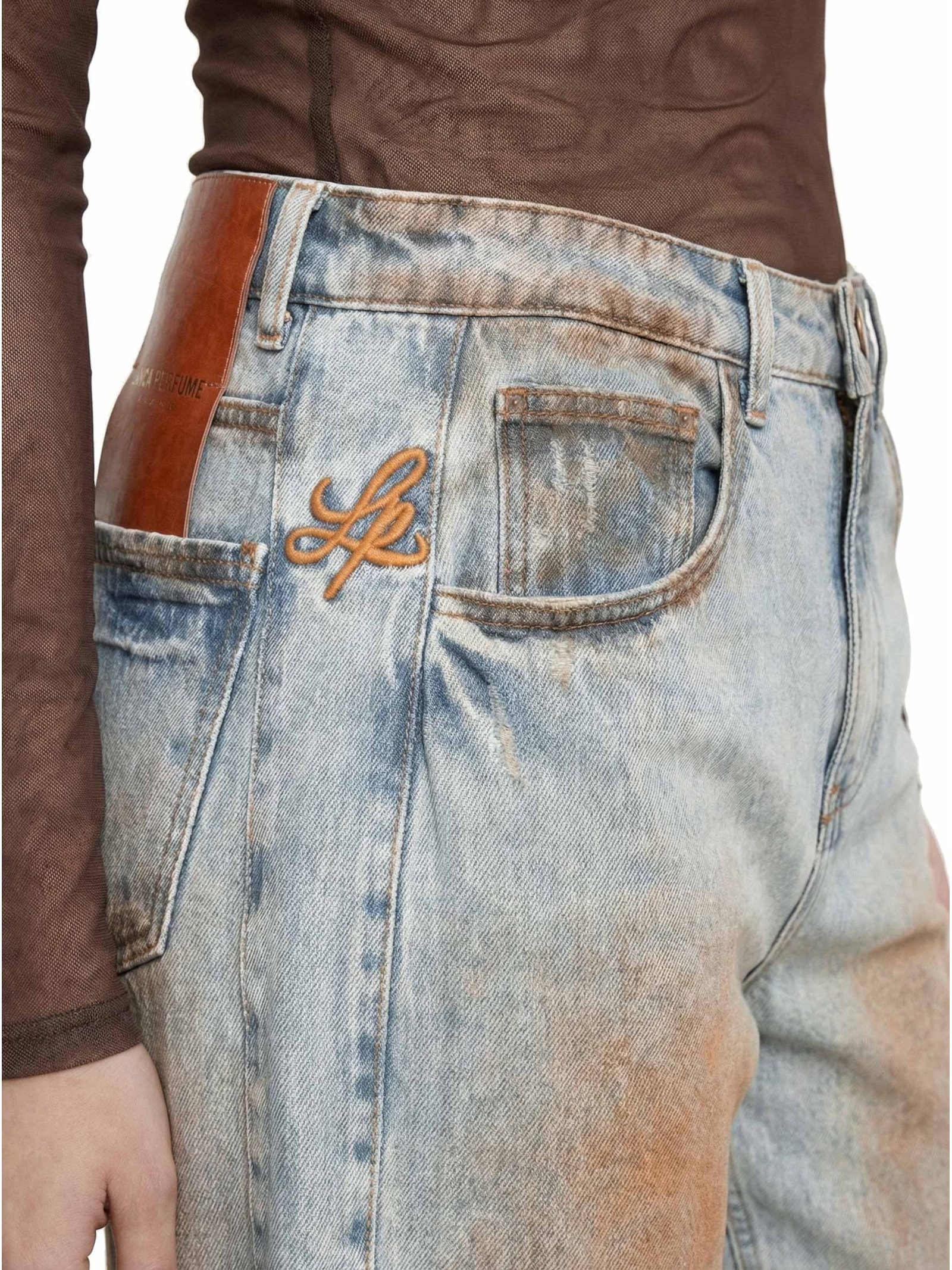 Calça Jeans Feminina Balloon Super High Azul Lança Perfume