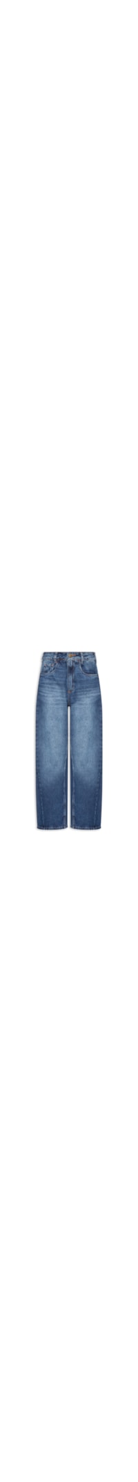 Calça Jeans Feminina Barrel - Azul