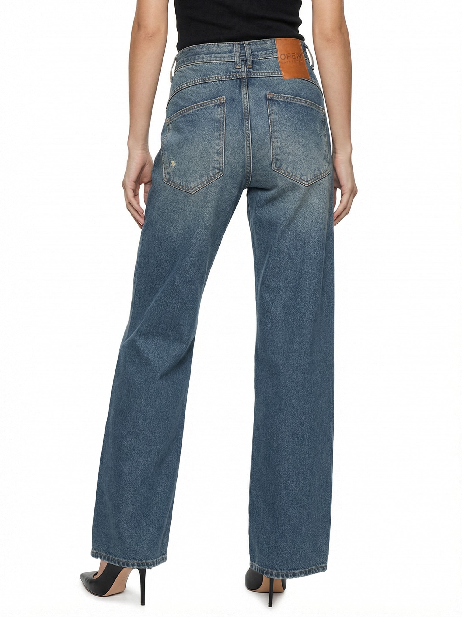 Calça Jeans Feminina Basic Comfort Azul Open