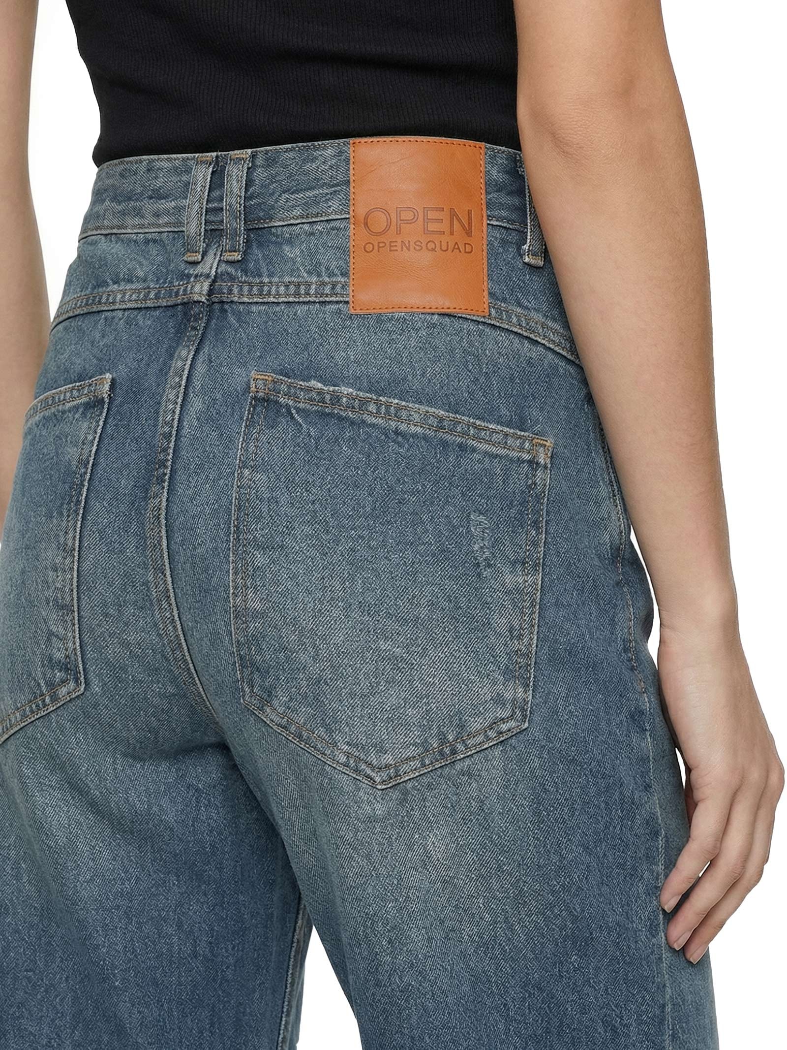 Calça Jeans Feminina Basic Comfort Azul Open