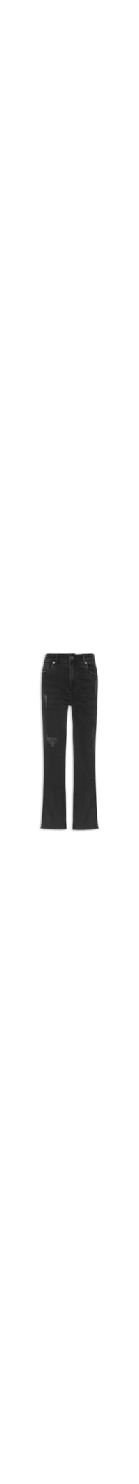 Calça Jeans Feminina Black Mini Flare - Preto
