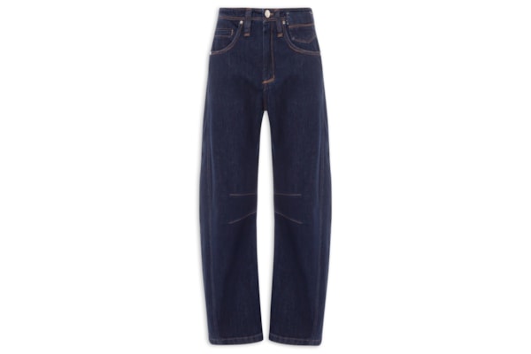 Calça Jeans Feminina Bolso Coração - Azul