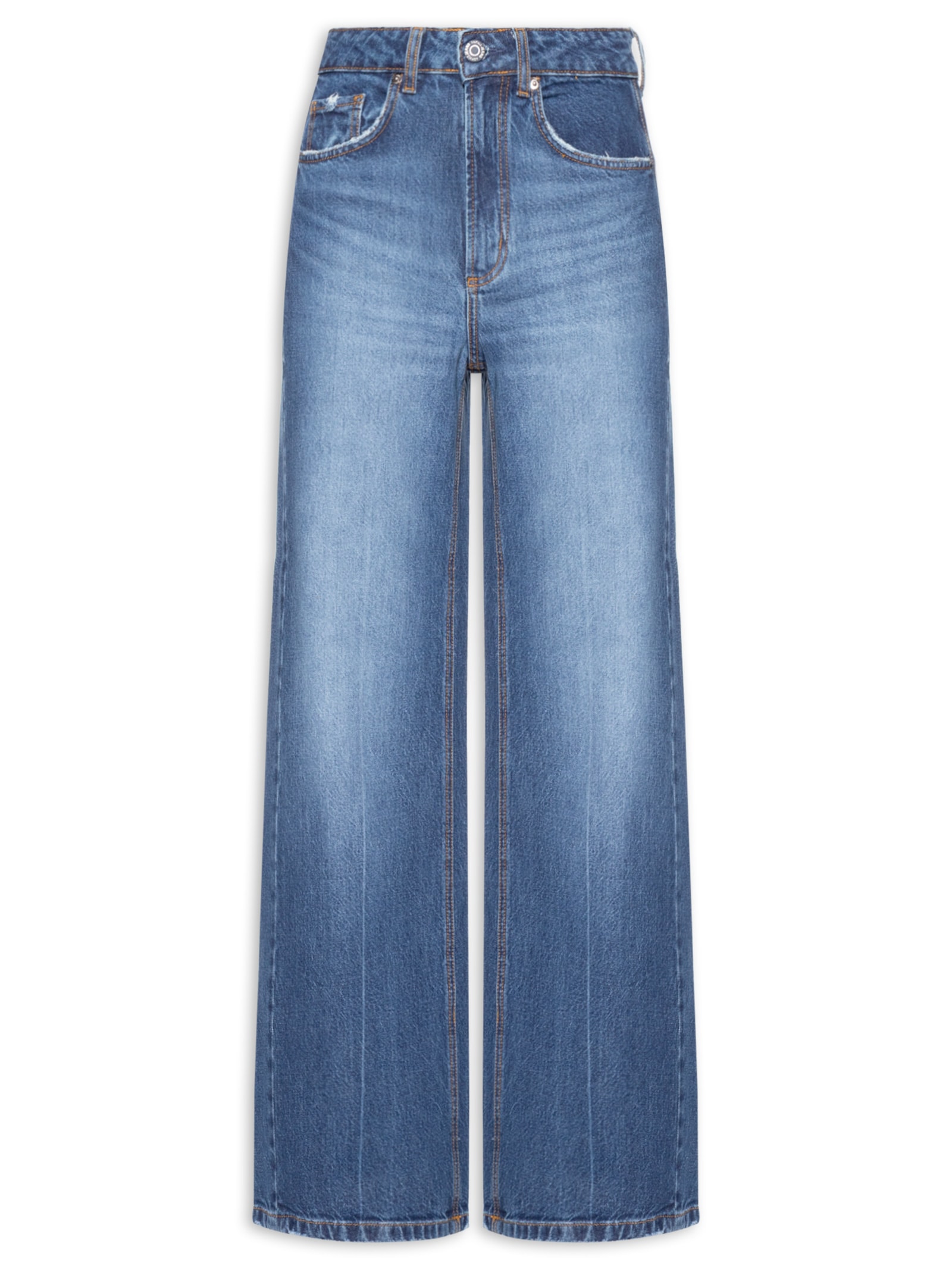 Calça Jeans Feminina Boot 90s Luque Azul Animale Jeans