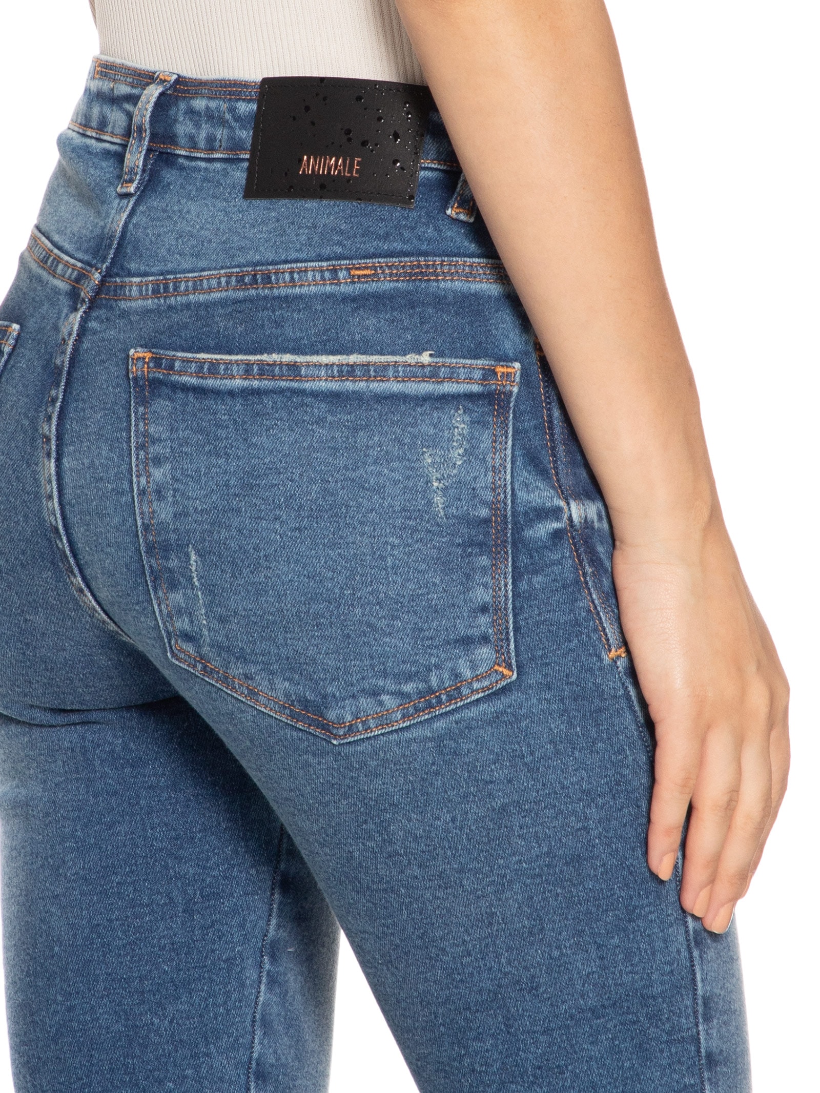 Calça Jeans Feminina Boot Basic Azul Animale