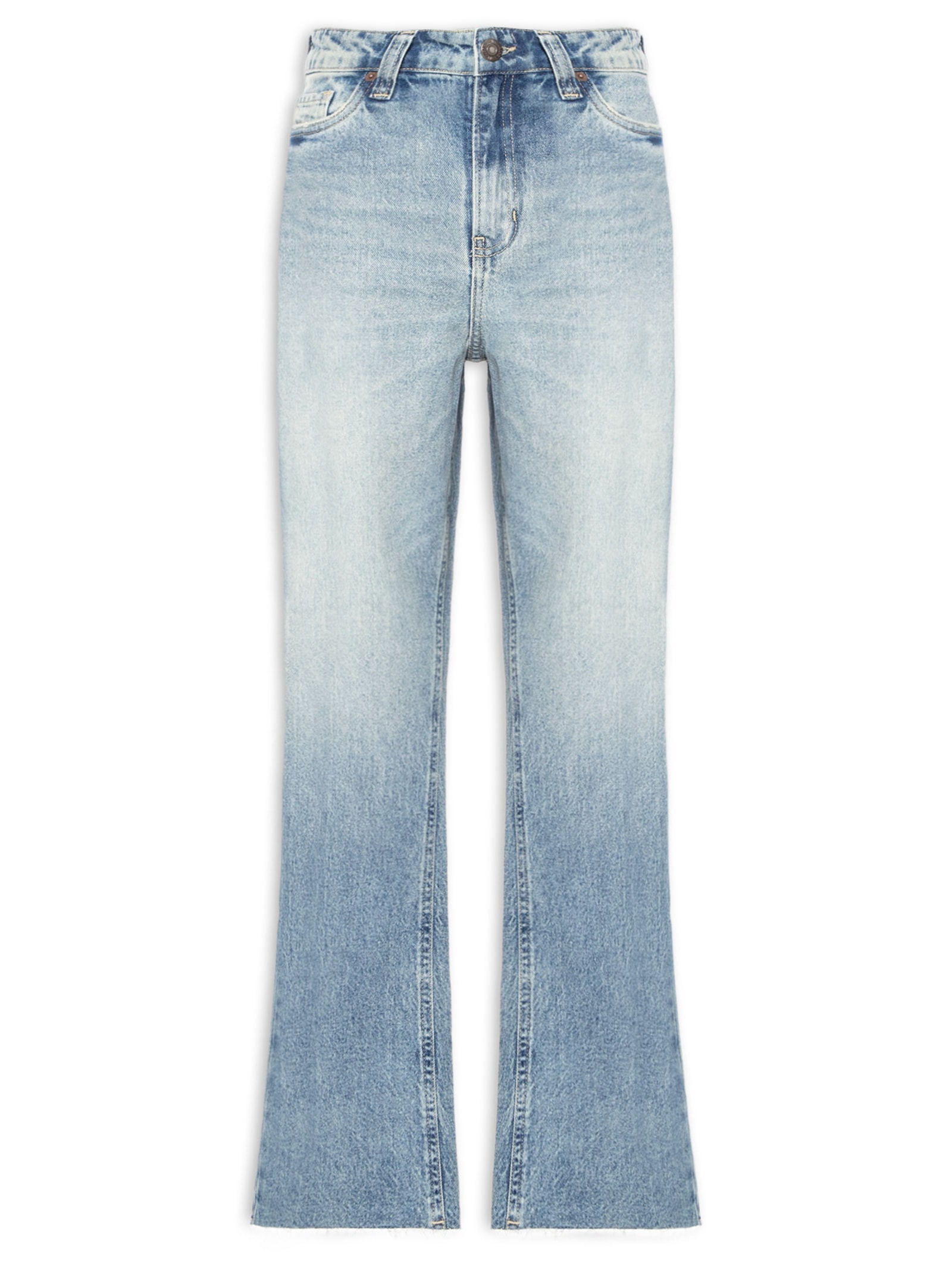 Calça Jeans Feminina Boot Cropped Azul Animale Jeans