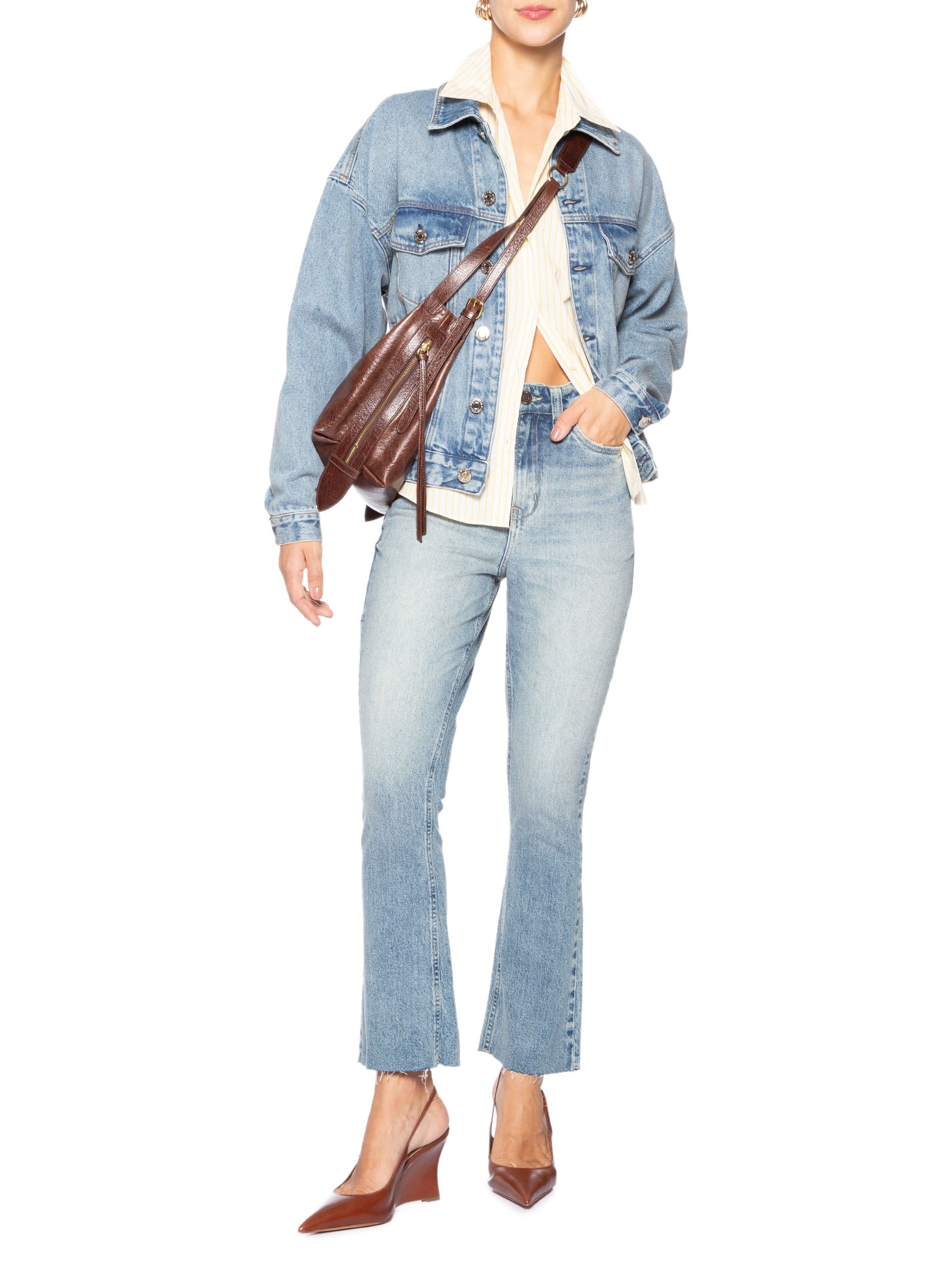 Calça Jeans Feminina Boot Cropped Azul Animale Jeans