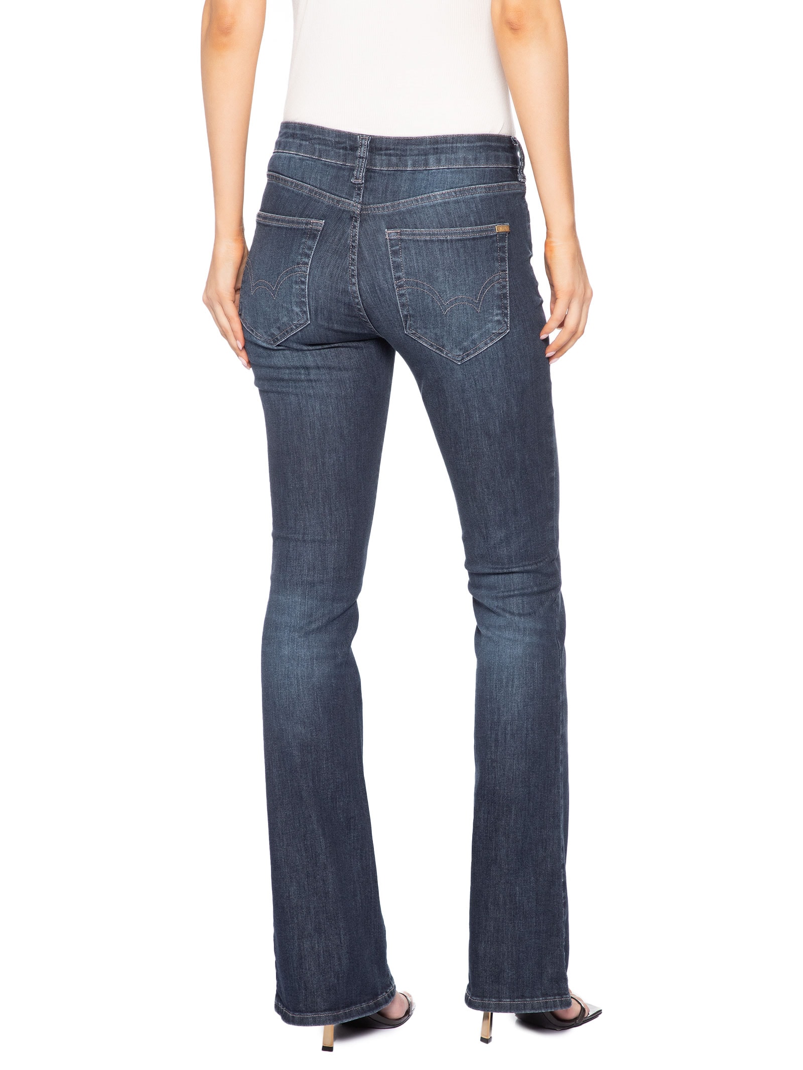 Calça Jeans Feminina Boot Cut – Azul Forum