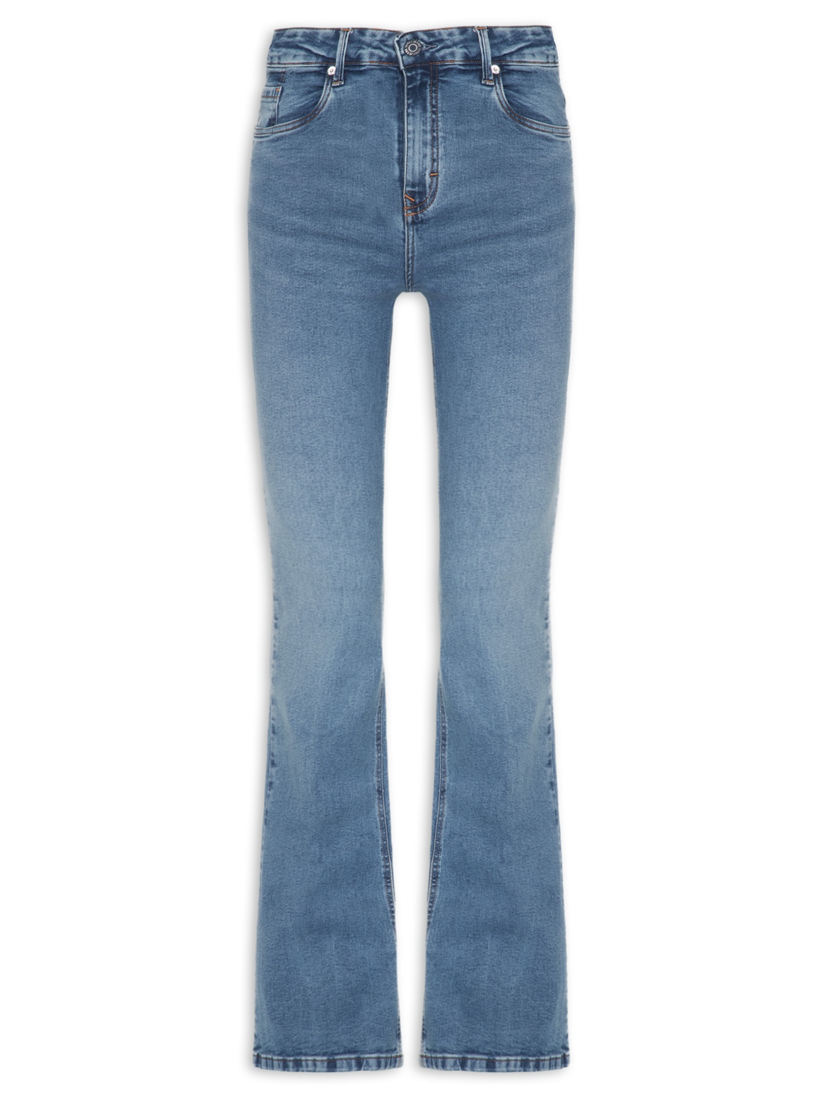 Calça Jeans Feminina Boot Nova York Midi Basic  Azul Animale Jeans