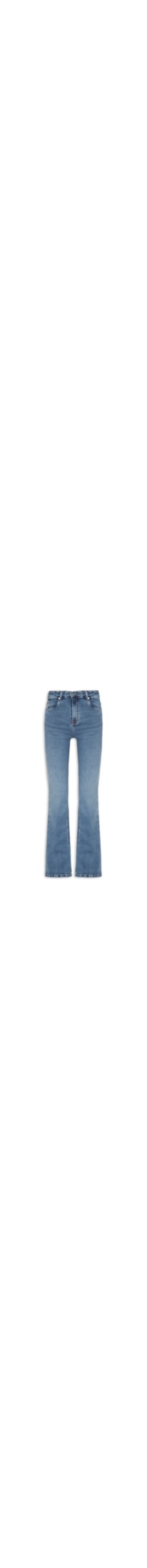 Calça Jeans Feminina Boot Nova York Midi Basic - Azul