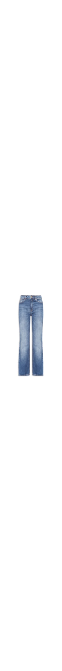 Calça Jeans Feminina Bootcut Used - Azul