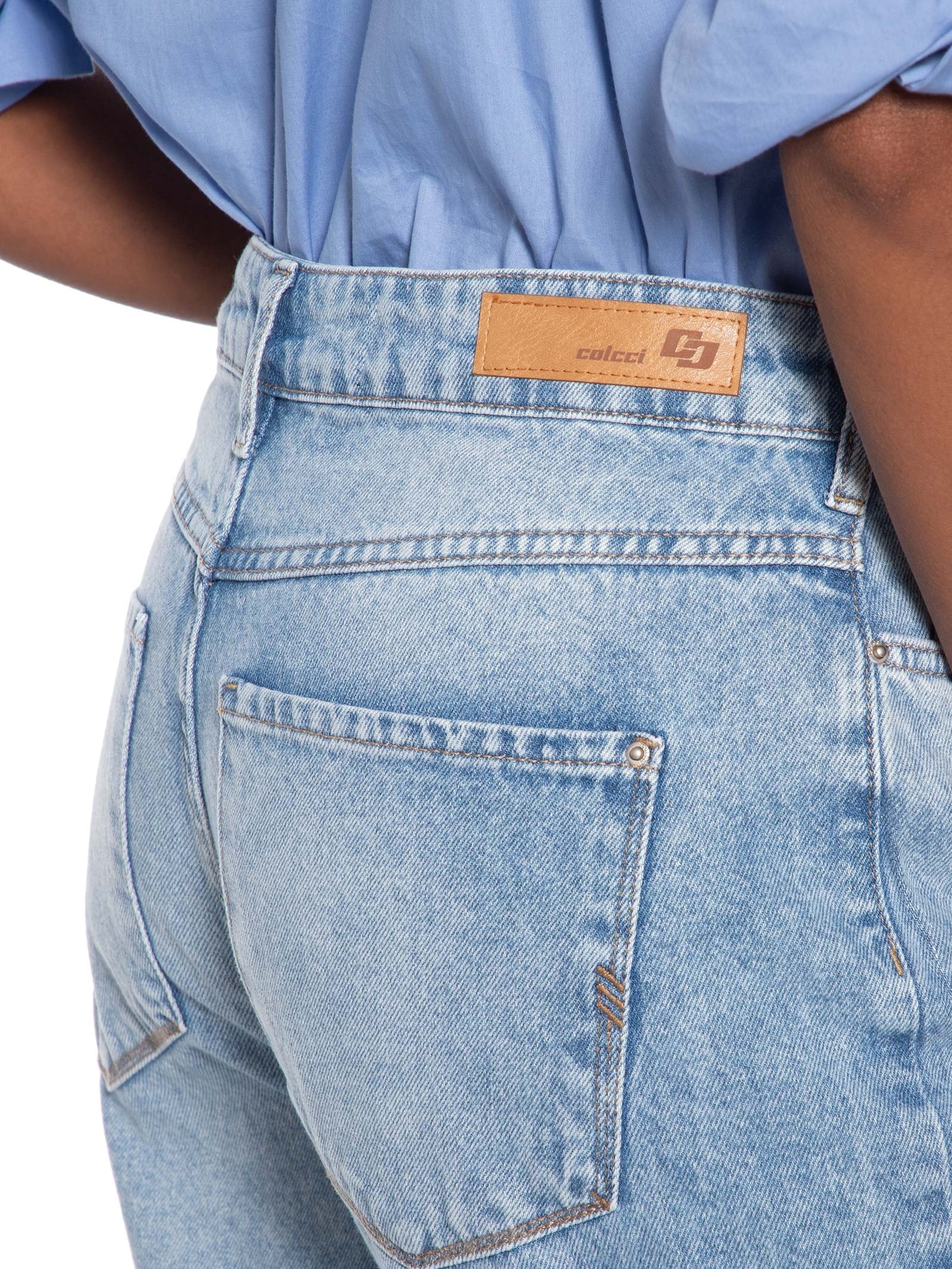 Calça Jeans Feminina Bruna Azul Colcci