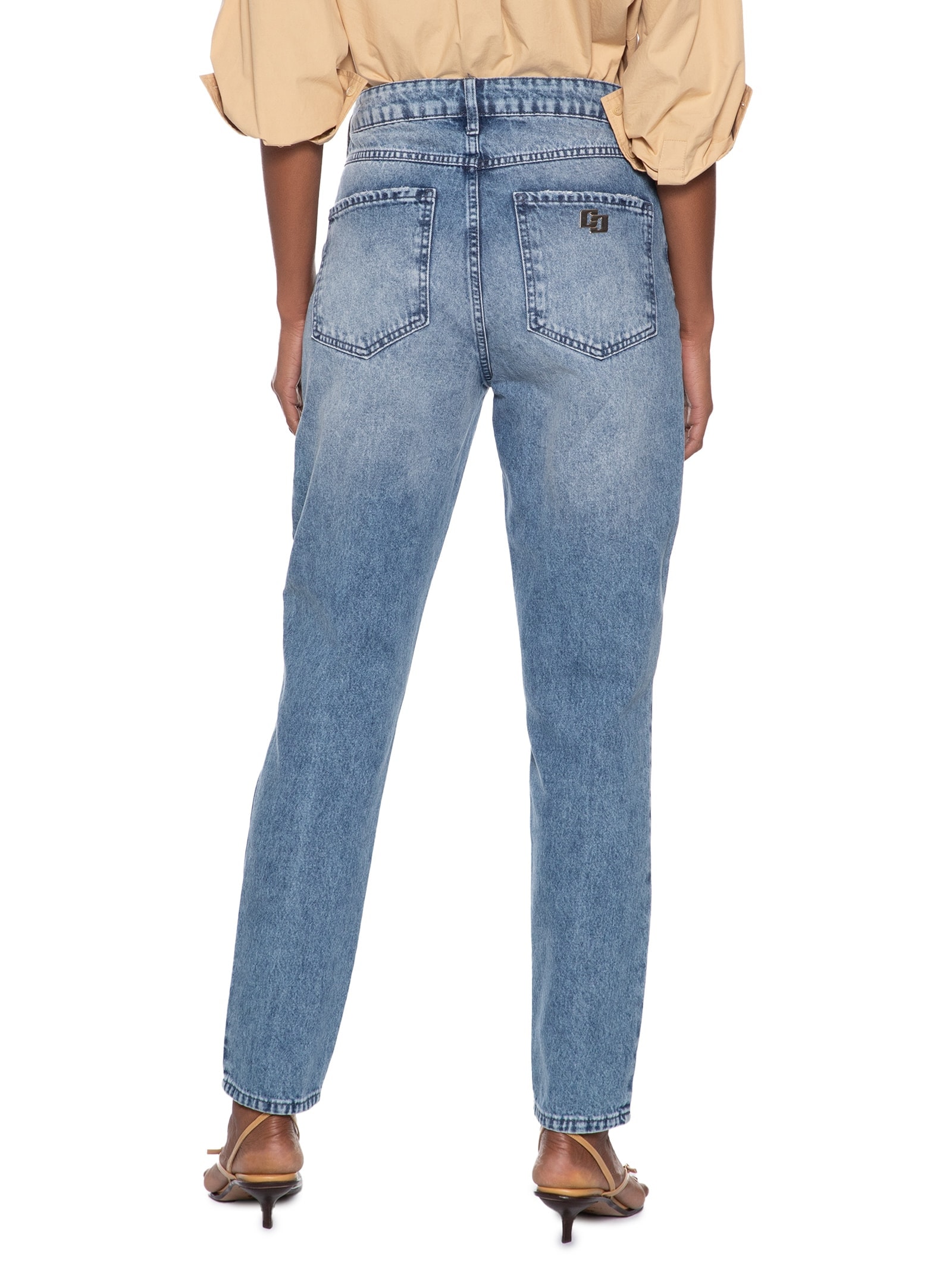 Calça Jeans Feminina Bruna Azul Colcci