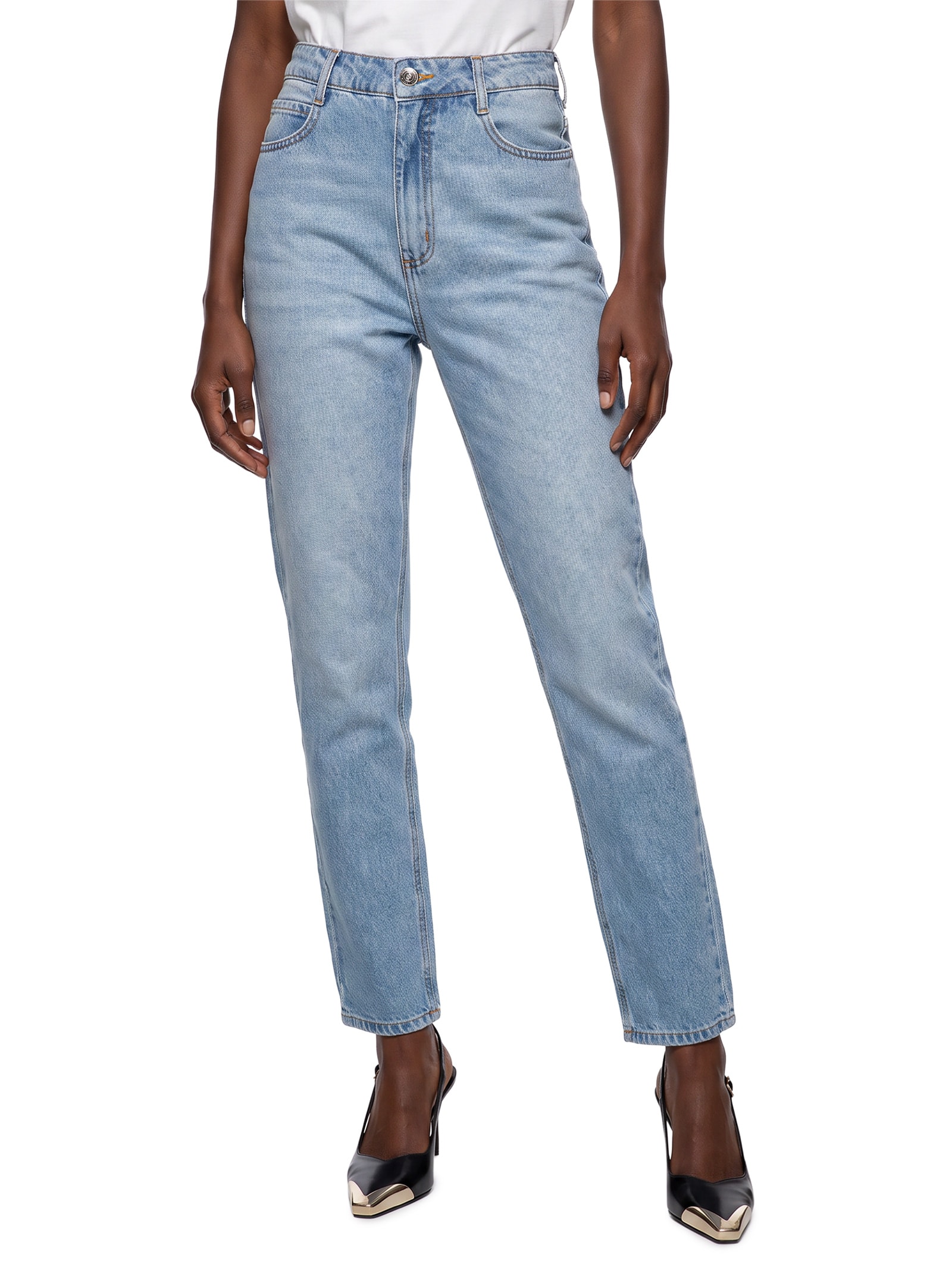 Calça Jeans Feminina Bruna Azul Colcci
