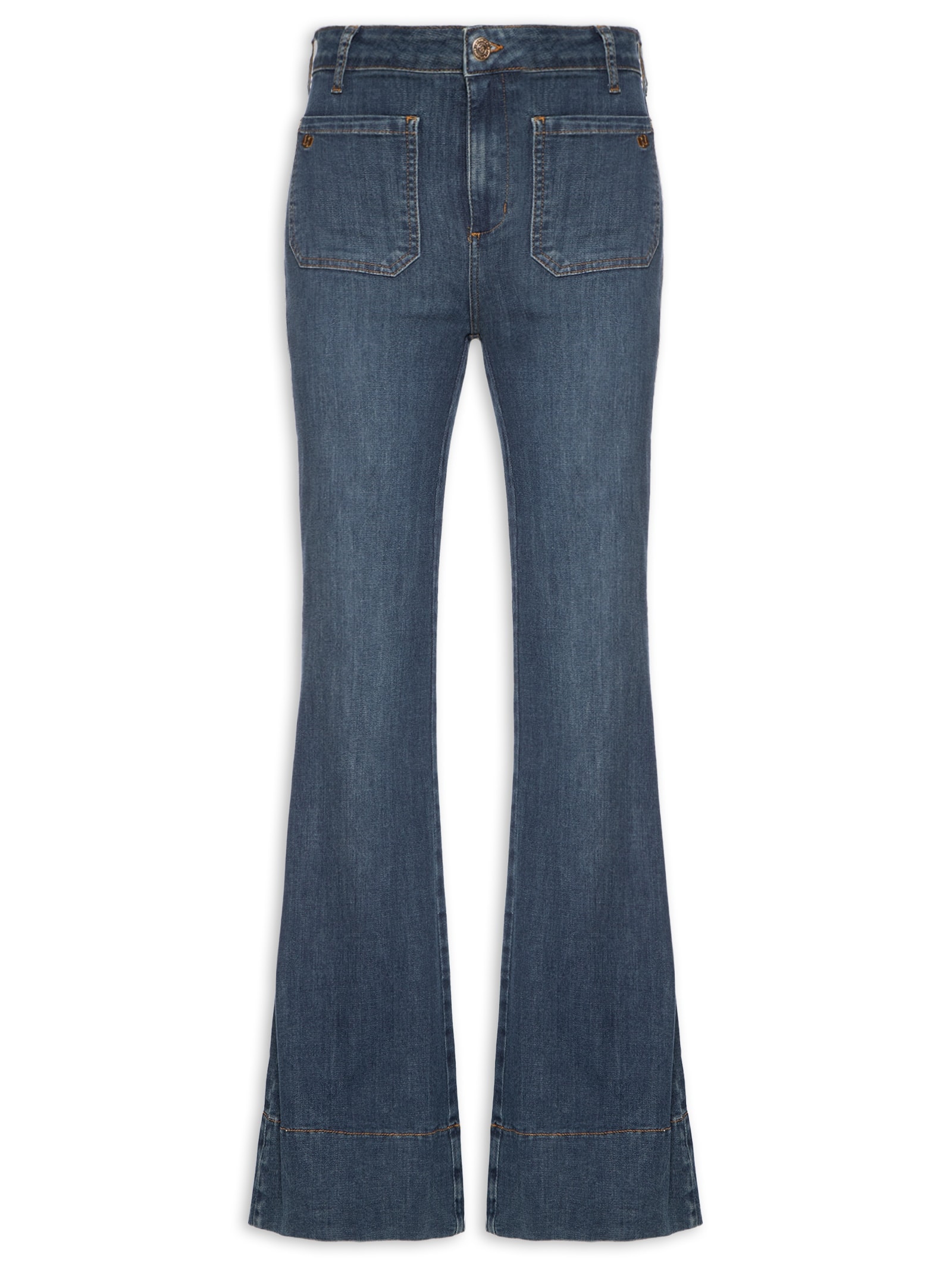 Calça Jeans Feminina Bruna Boot Cut Azul Colcci