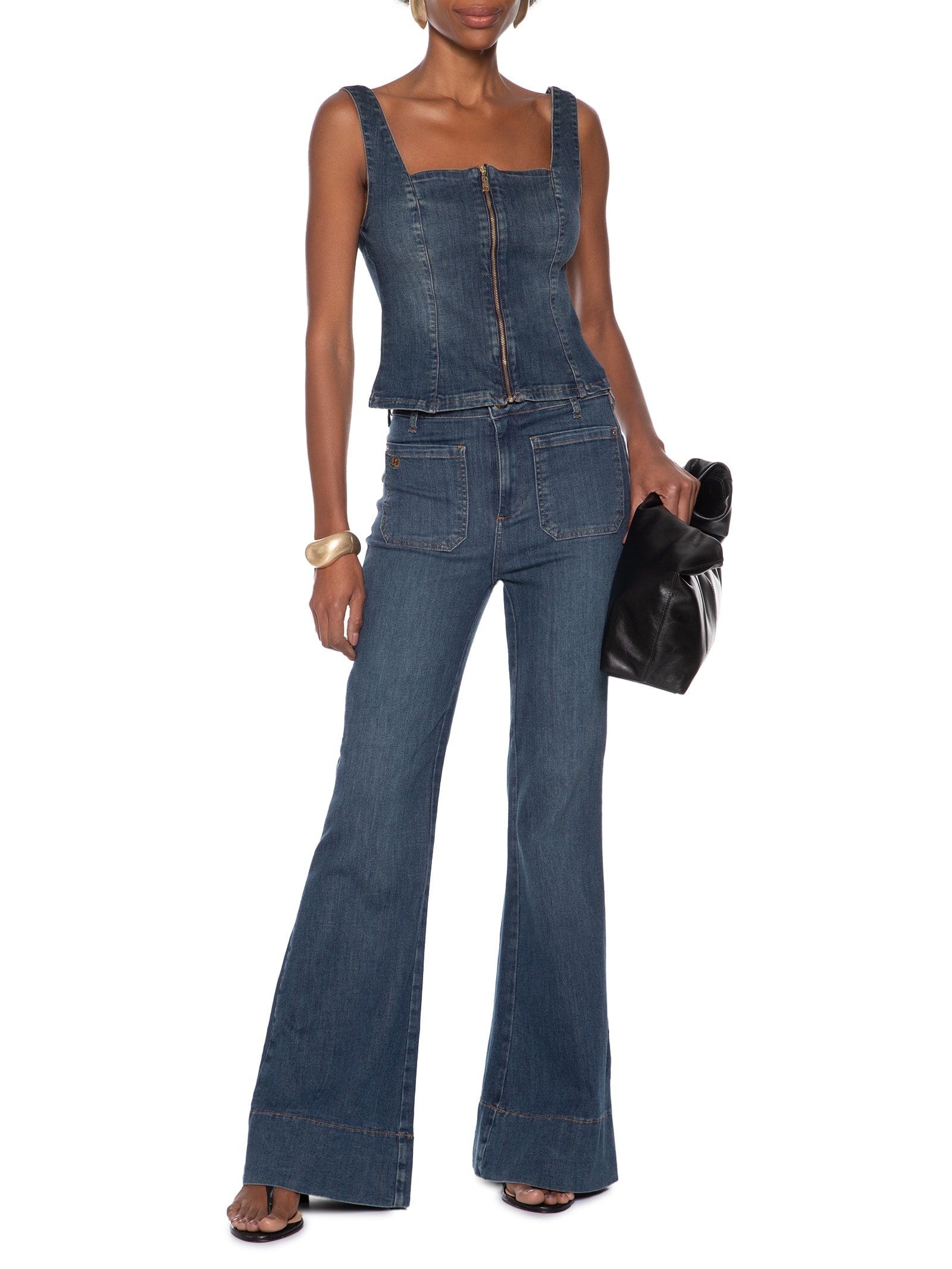 Calça Jeans Feminina Bruna Boot Cut Azul Colcci