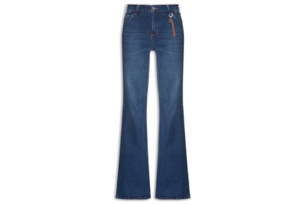 Calça Jeans Feminina Bruna Boot Cut - Azul