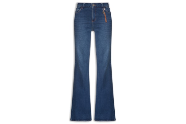 Calça Jeans Feminina Bruna Boot Cut - Azul