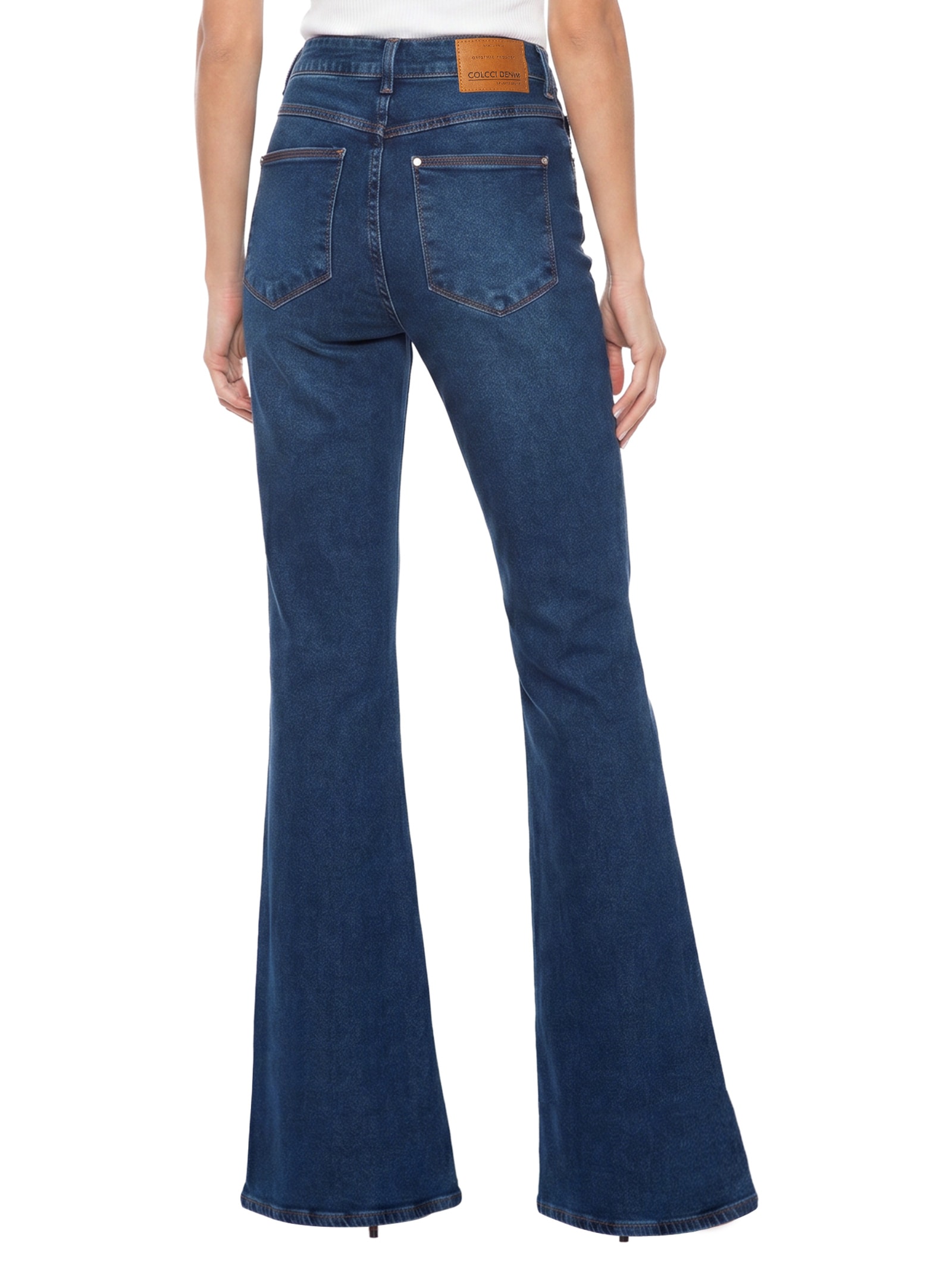 Calça Jeans Feminina Bruna Boot Cut Azul Colcci
