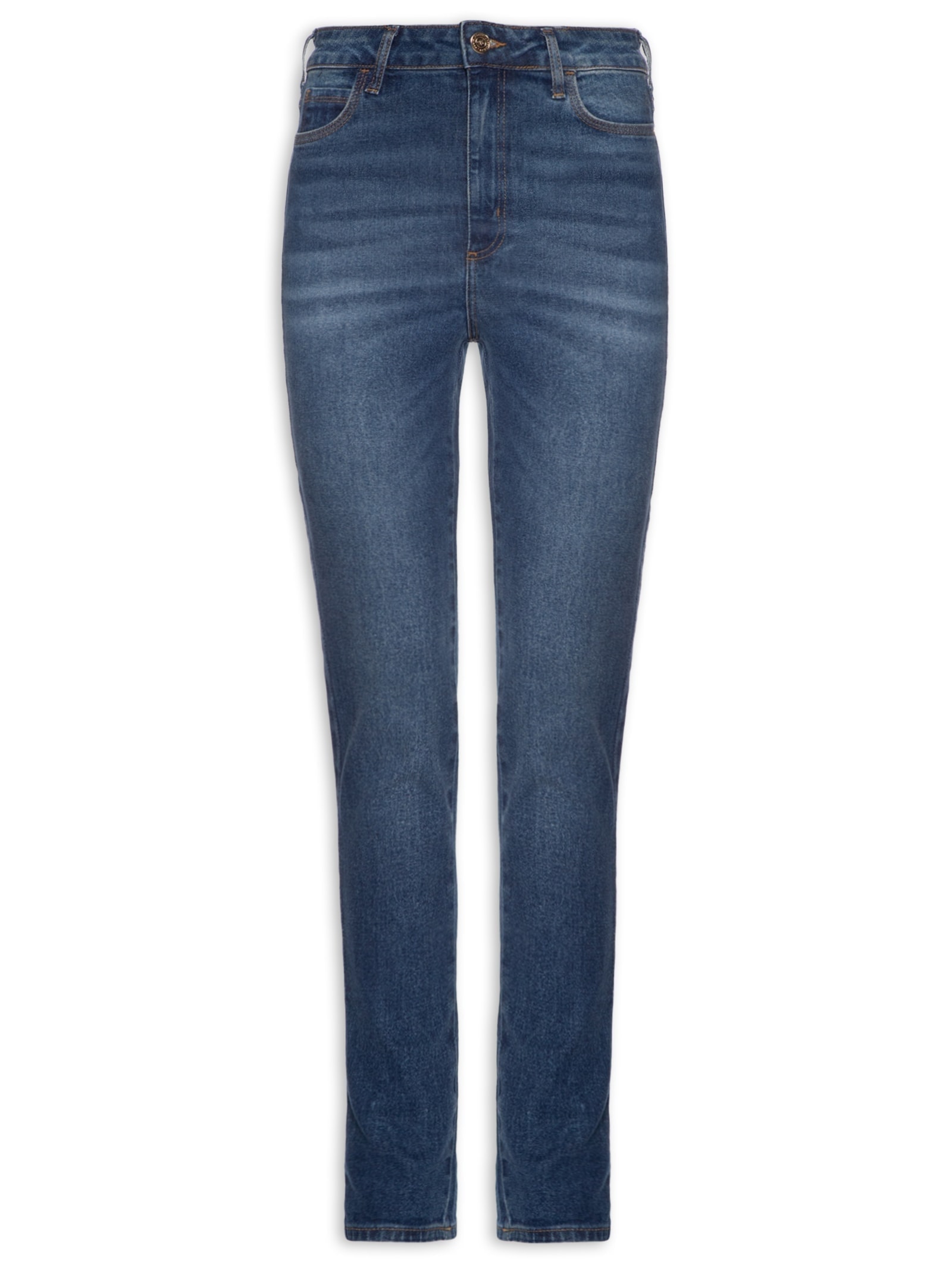 Calça Jeans Feminina Bruna Stretch azul Colcci