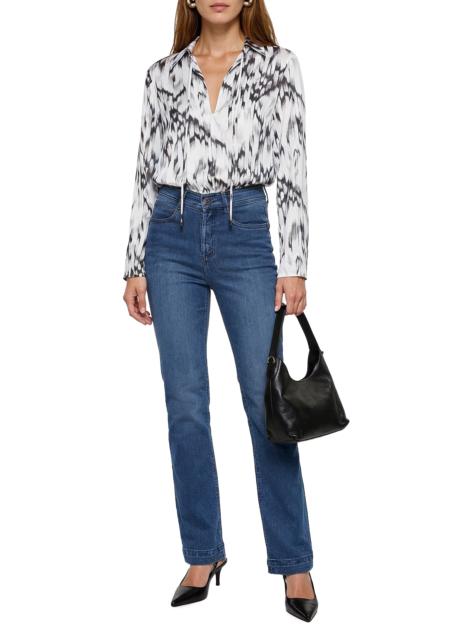 Calça Jeans Feminina Com Elastano Azul Lez A Lez