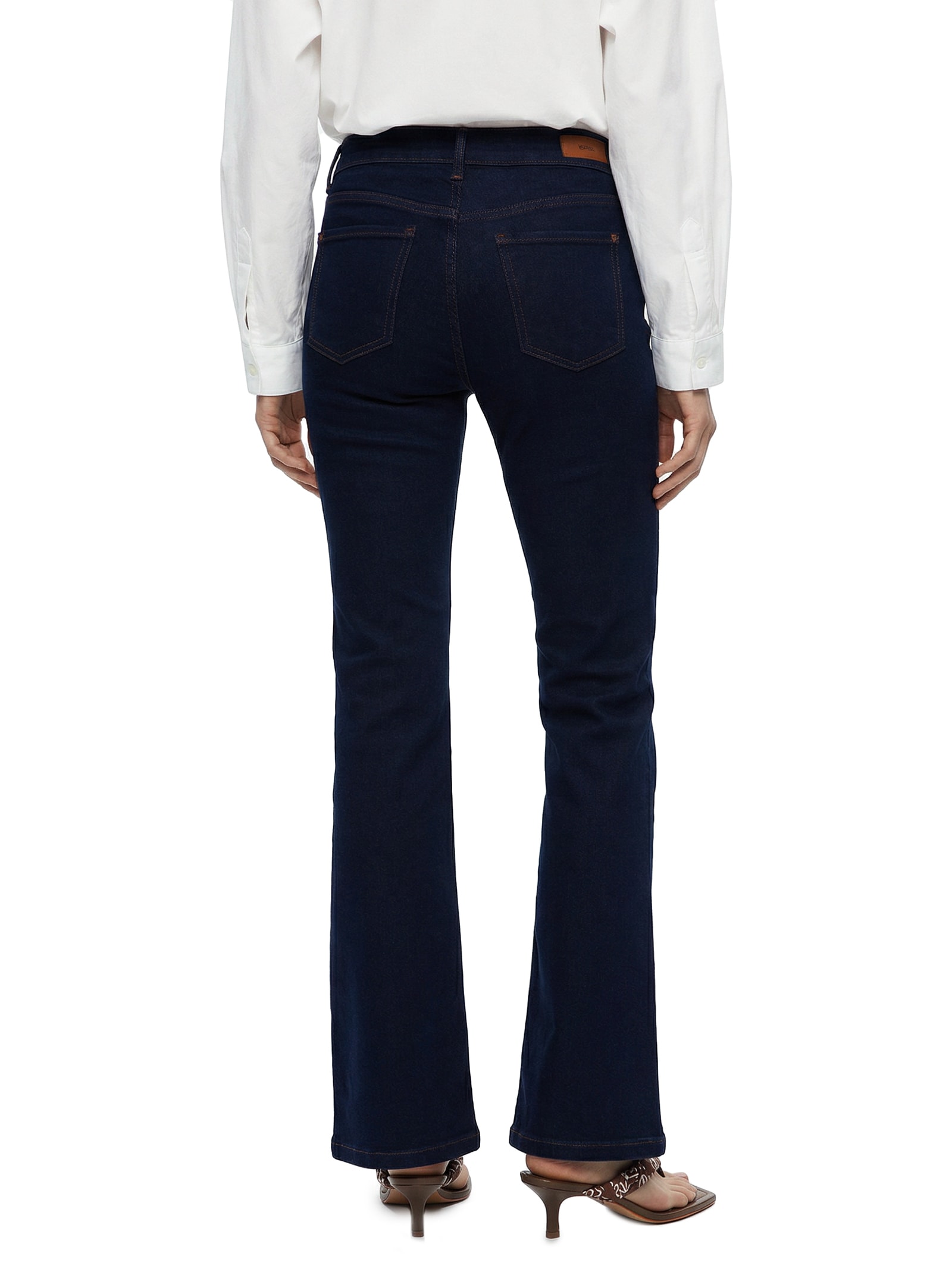 Calça Jeans Feminina Com Elastano Azul Lez A Lez