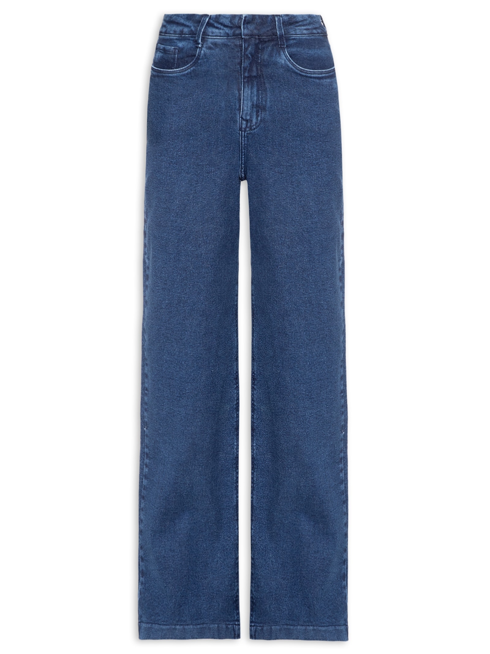 Calça Jeans Feminina Com Elastano Azul Lez A Lez