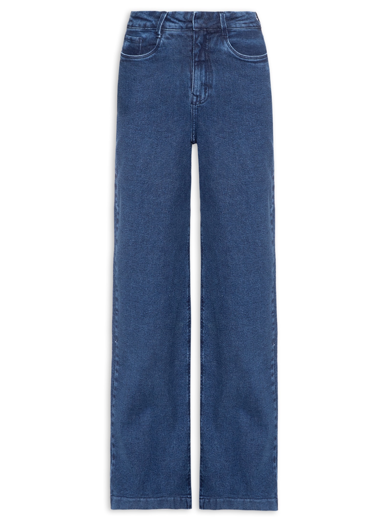 Calça Jeans Feminina Com Elastano Azul Lez A Lez