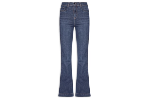 Calça Jeans Feminina Com Elastano - Azul