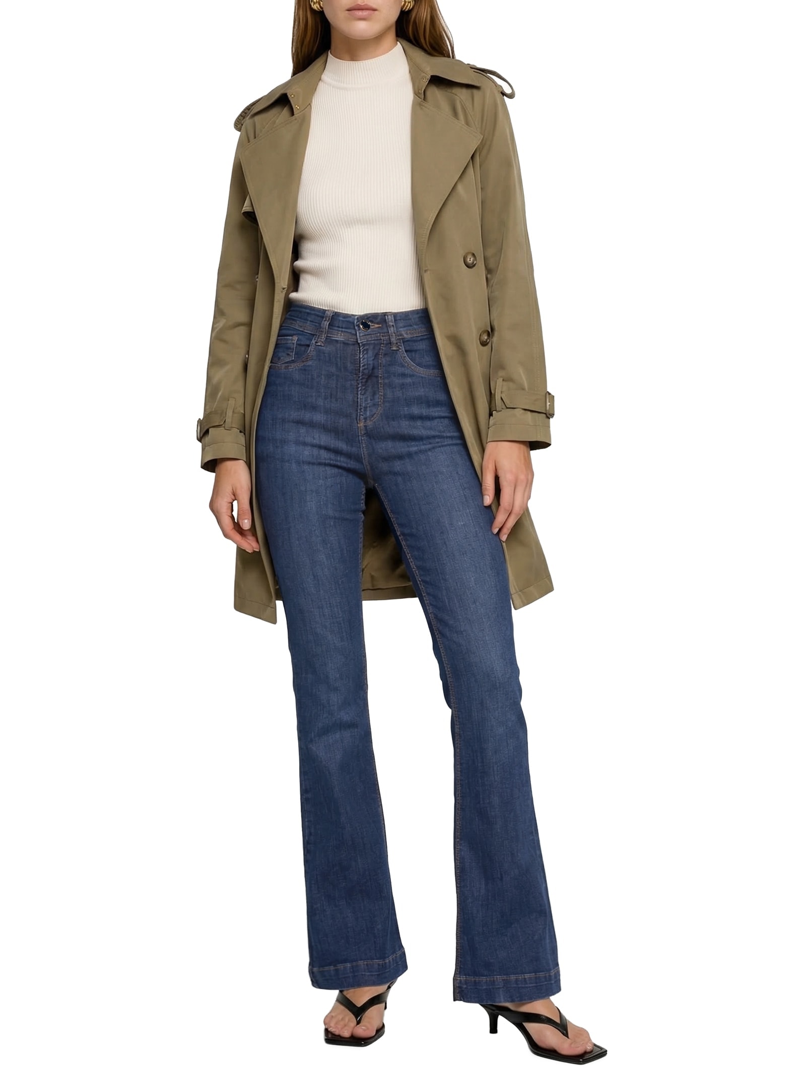Calça Jeans Feminina Com Elastano Azul Lez A Lez