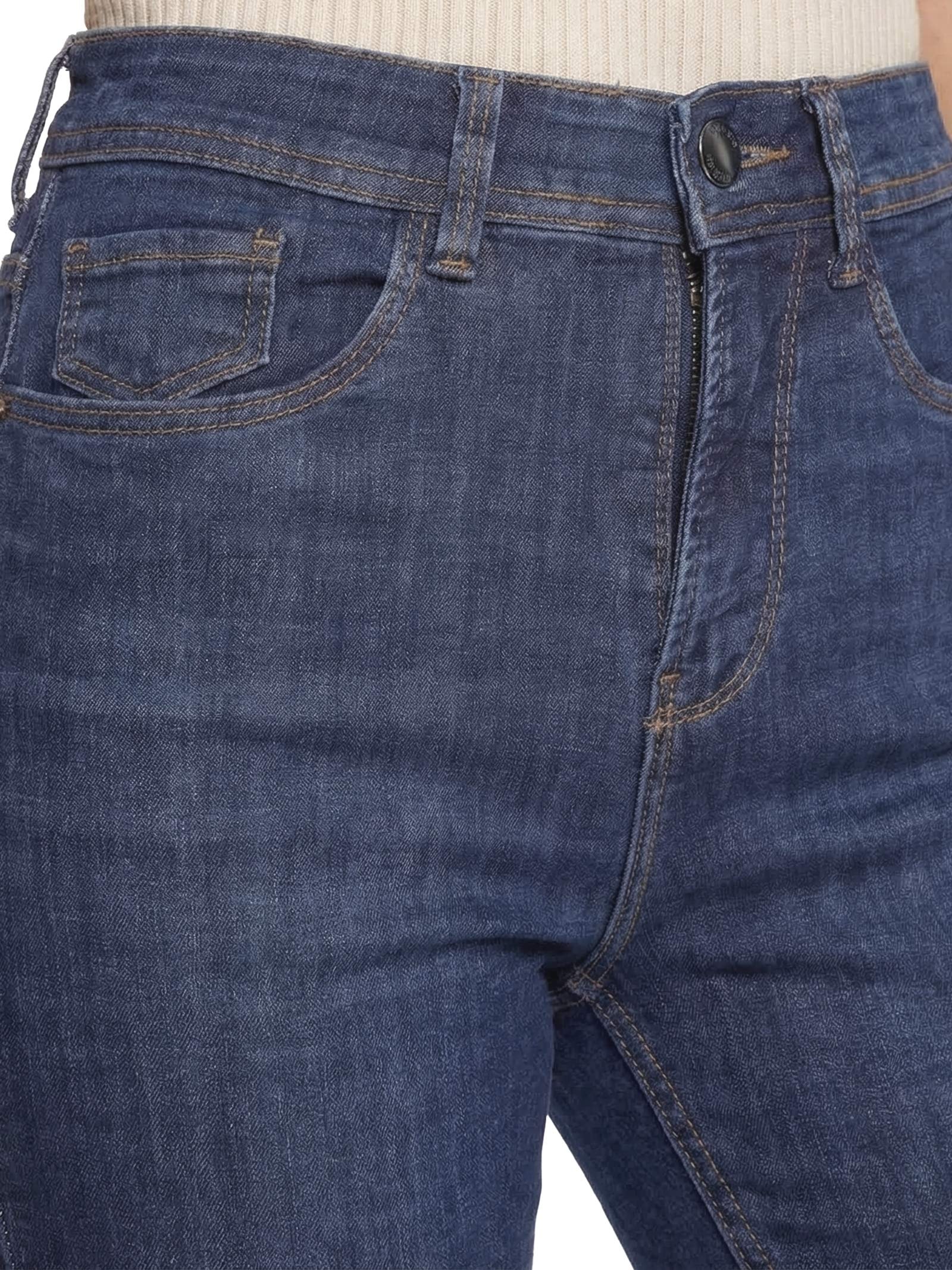 Calça Jeans Feminina Com Elastano Azul Lez A Lez