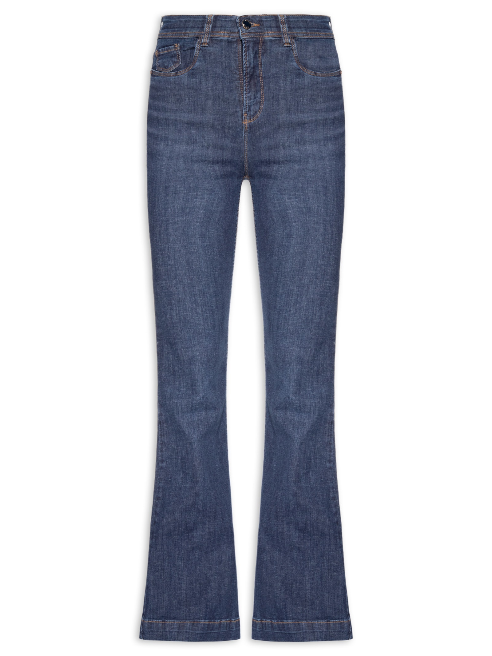 Calça Jeans Feminina Com Elastano Azul Lez A Lez