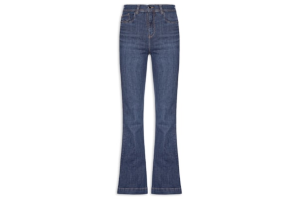 Calça Jeans Feminina Com Elastano - Azul