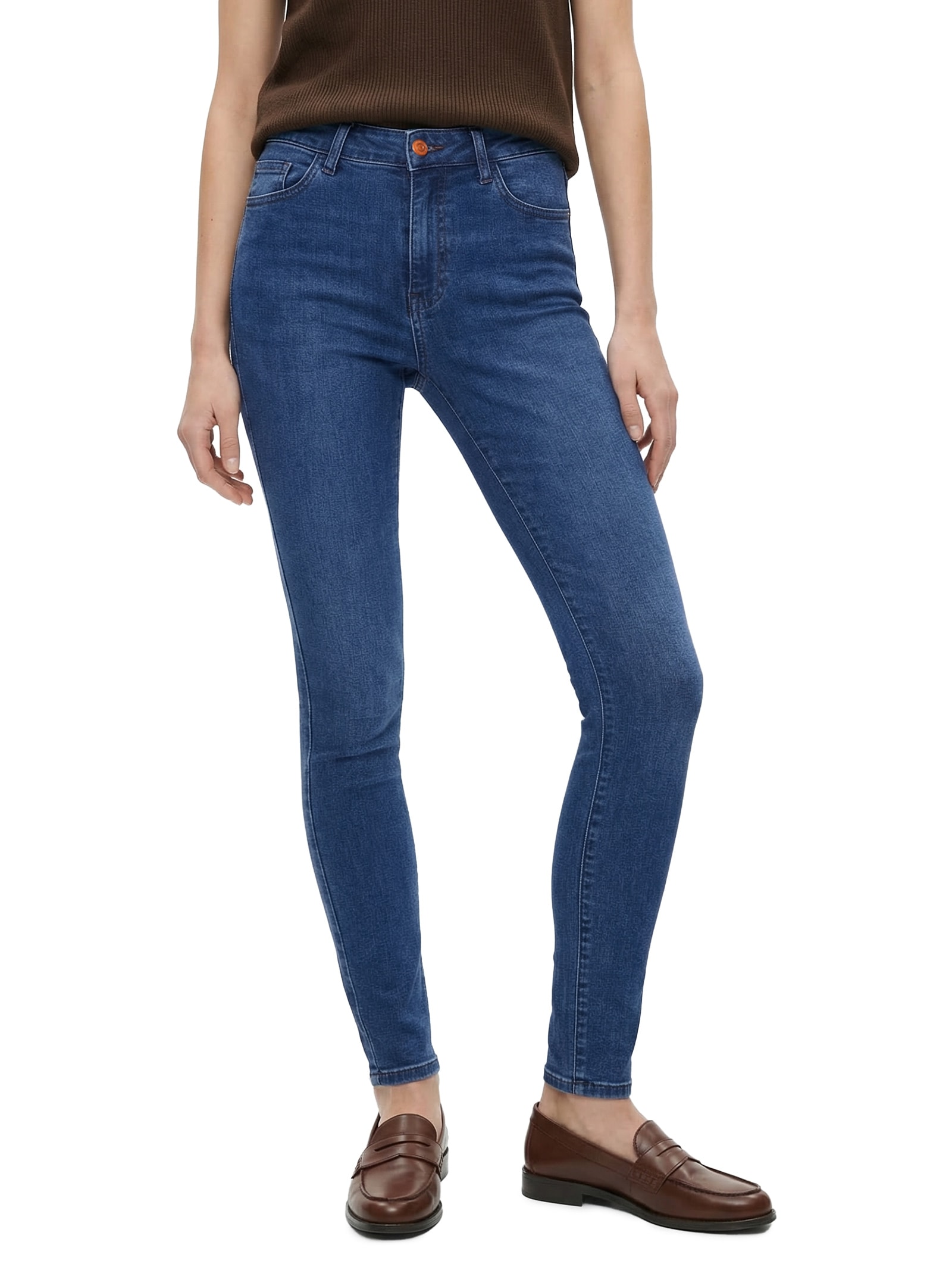 Calça Jeans Feminina Com Elastano Azul Lez A Lez