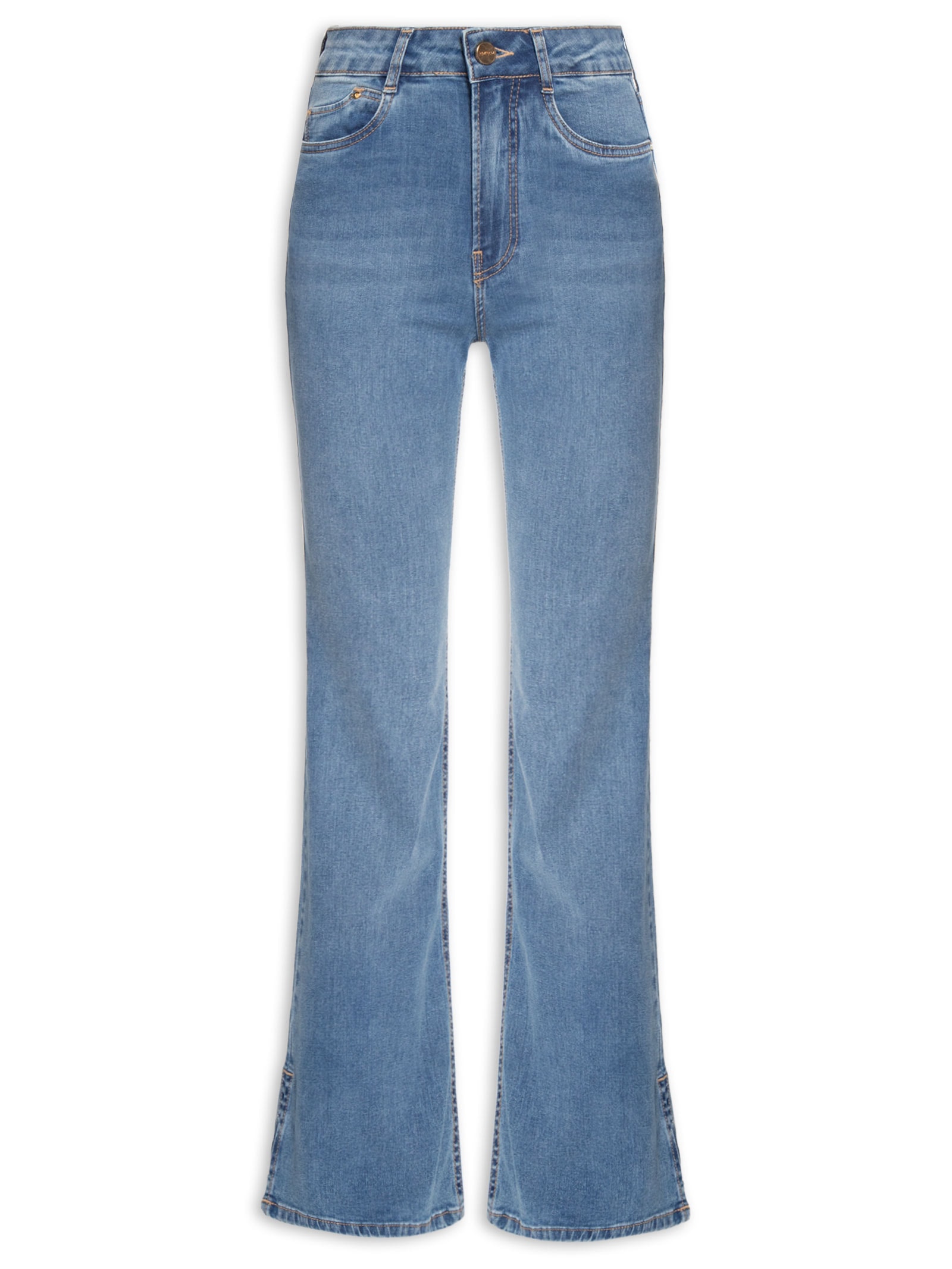 Calça Jeans Feminina Com Elastano – Azul Lez A Lez