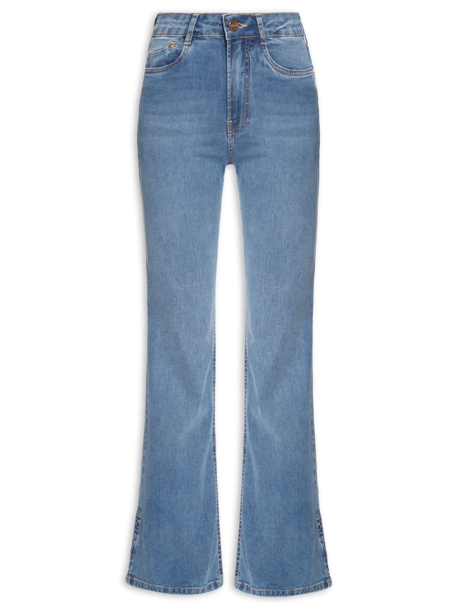 Calça Jeans Feminina Com Elastano – Azul Lez A Lez