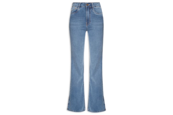 Calça Jeans Feminina Com Elastano – Azul