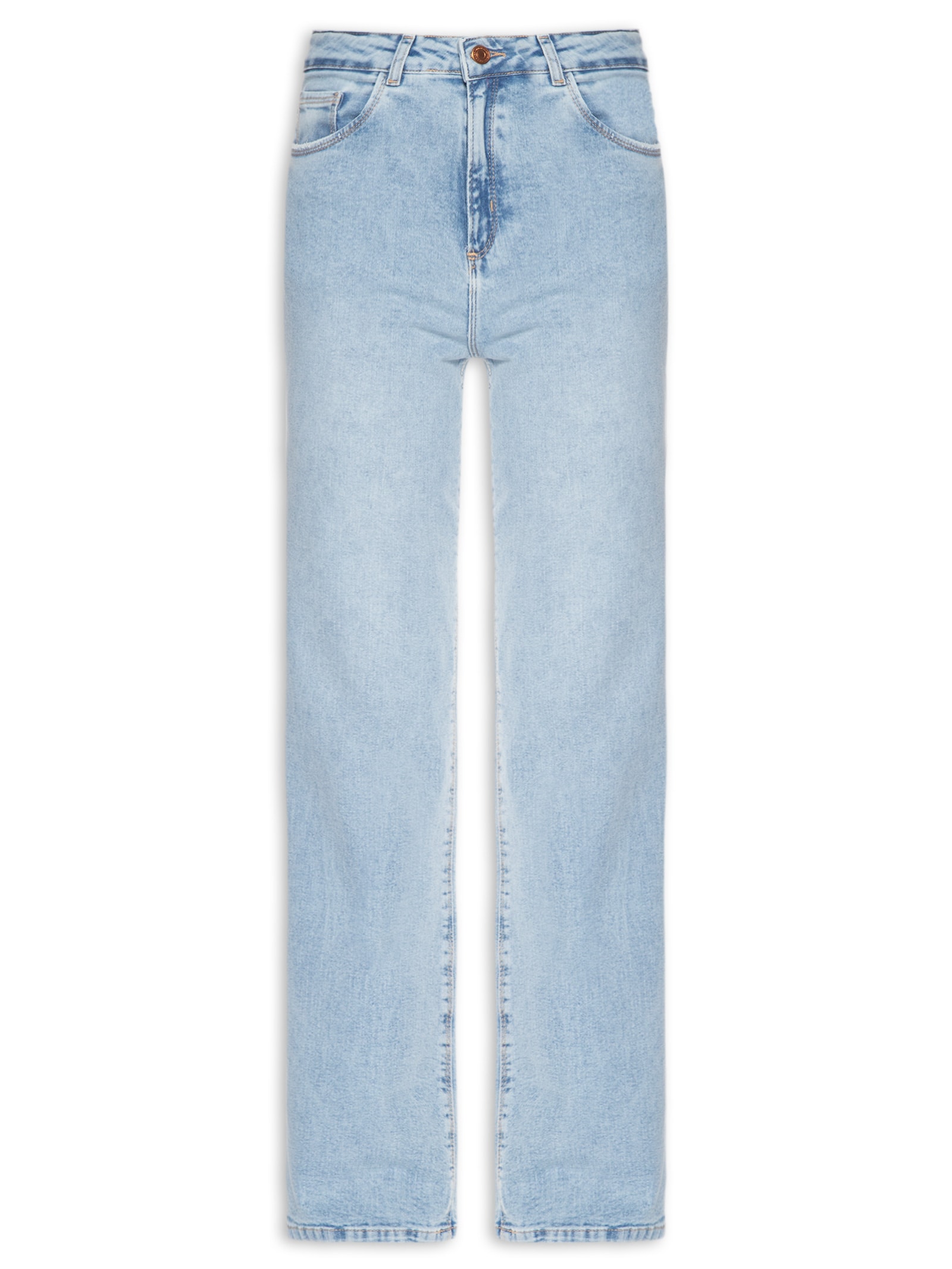 Calça Jeans Feminina Com Elastano – Azul Lez A Lez