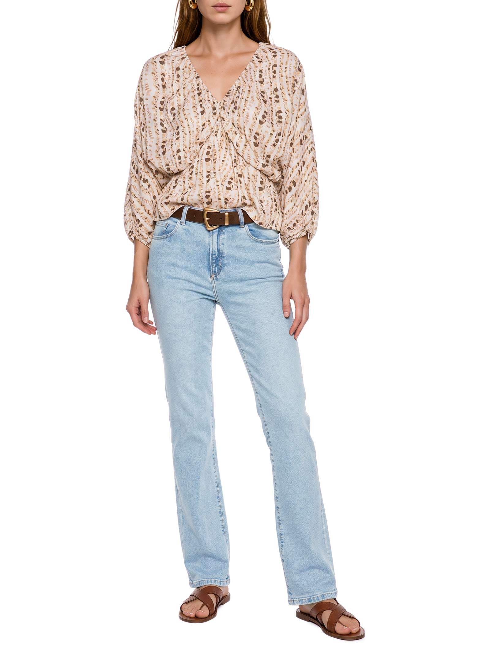 Calça Jeans Feminina Com Elastano – Azul Lez A Lez