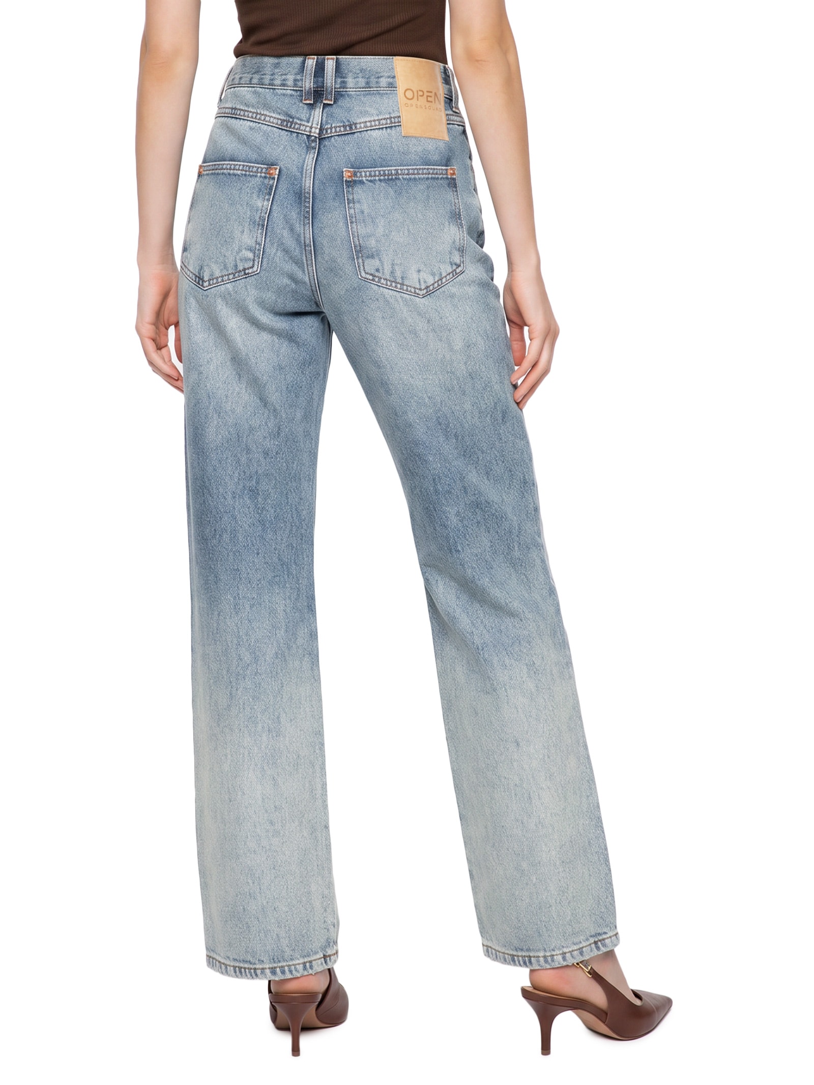 Calça Jeans Feminina Comfort Azul Open
