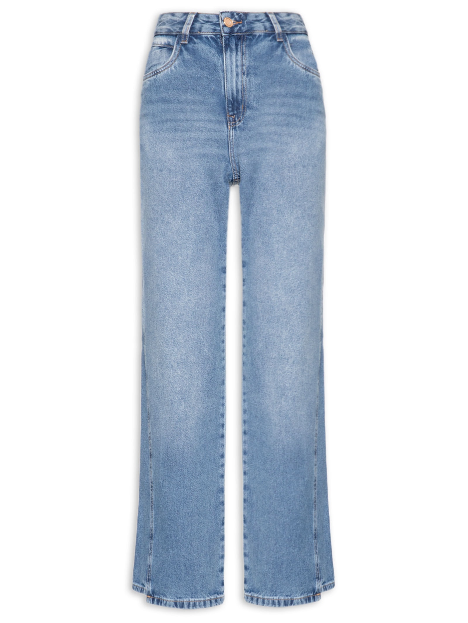 Calça Jeans Feminina Estonada Azul Lez A Lez