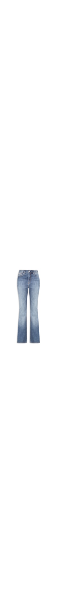 Calça Jeans Feminina Flare 5 Pockets Com Viscose - Azul